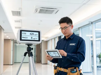 Indoor air quality commissioning
