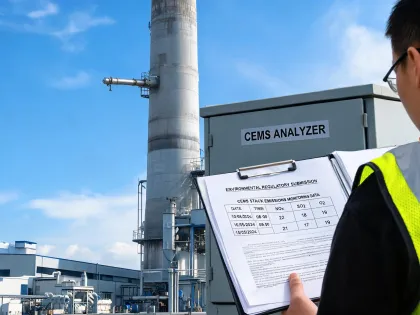 Environmental compliance monitoring station